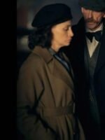 Peaky Blinders Captain Swing Brown Belted Coat