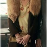Peaky Blinders S06 Anya Taylor Joy Brown Fur Coat