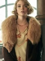 Peaky Blinders S06 Anya Taylor Joy Brown Fur Coat