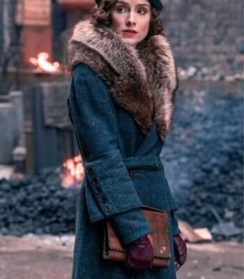 Peaky Blinders S5 Ada Shelby Fur Collar Long Coat