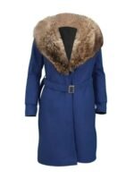 Peaky Blinders S5 Ada Shelby Fur Collar Long Coat