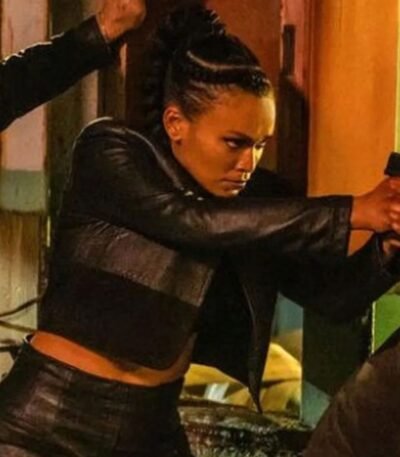 Pearl Thusi Fistful of Vengeance Leather Black Jacket