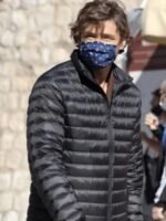 Pedro Pascal The Unbearable Weight of Massive Talent Black Puffer Jacket