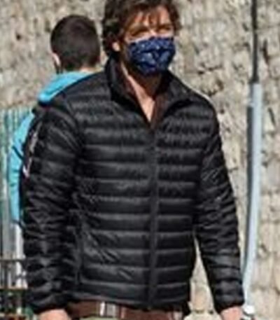 Pedro Pascal The Unbearable Weight of Massive Talent Black Puffer Jacket