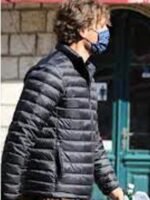 Pedro Pascal The Unbearable Weight of Massive Talent Black Puffer Jacket