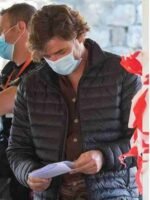 Pedro Pascal The Unbearable Weight of Massive Talent Black Puffer Jacket