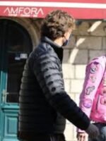 Pedro Pascal The Unbearable Weight of Massive Talent Black Puffer Jacket