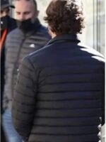 Pedro Pascal The Unbearable Weight of Massive Talent Black Puffer Jacket
