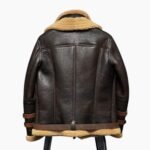 Peter Brown Triple Belted Cuffs Shearling Jacket