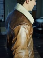 Peter Parker Spider Man 2 Brown Leather Jacket