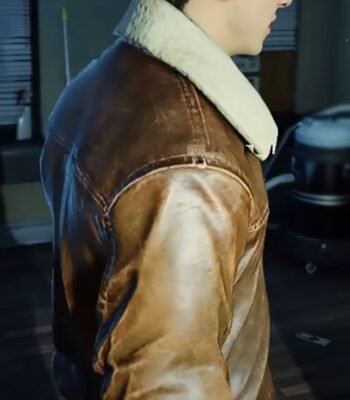 Peter Parker Spider Man 2 Brown Leather Jacket