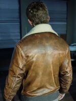 Peter Parker Spider Man 2 Brown Leather Jacket