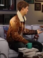 Peter Parker Spider Man 2 Brown Leather Jacket