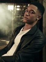 Peyton Alex Smith Legacies Leather Jacket Black