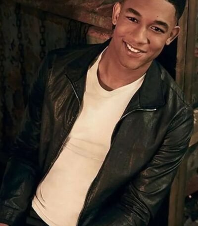 Peyton Alex Smith Legacies Leather Jacket Black