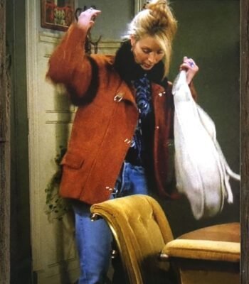 Phoebe Buffay FRIENDS Brown Fur Jacket