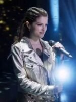 Pitch Perfect 3 Beca Silver Leather Jacket