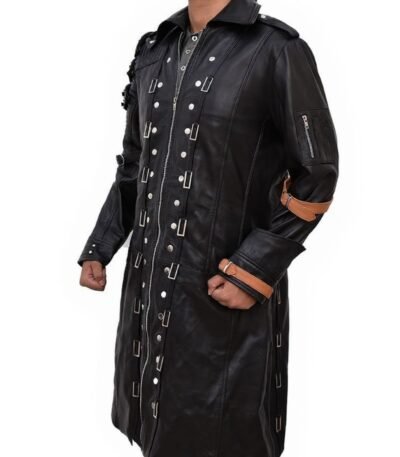 Playerunknown's Battlegrounds PUBG Black Trench Coat