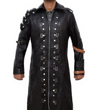 Playerunknown's Battlegrounds PUBG Black Trench Coat