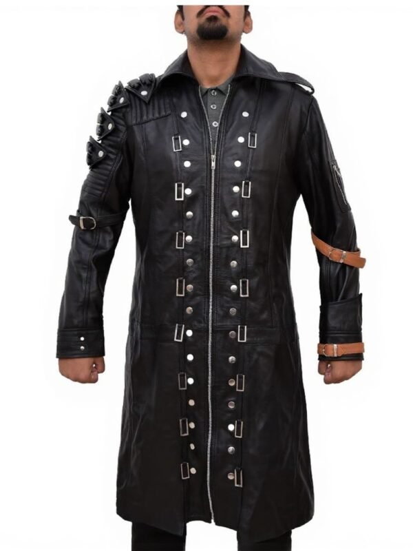 Playerunknown's Battlegrounds PUBG Black Trench Coat