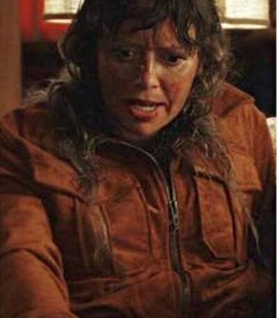 Poker Face 2023 Charlie Cale Suede Bomber Jacket