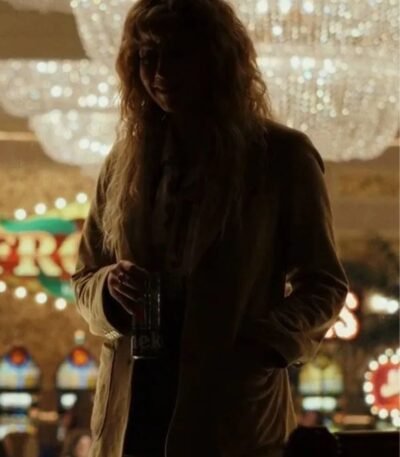 Poker Face 2023 Natasha Lyonne Brown Coat