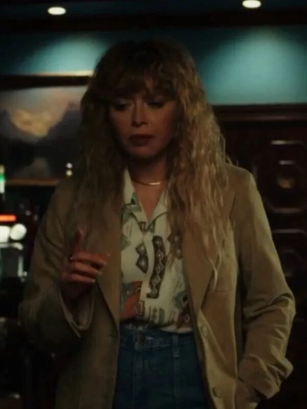 Poker Face 2023 Natasha Lyonne Brown Coat