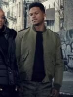 Power Book II Ghost Ezekiel Cross Green Jacket