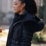 Power Book II Ghost Latoya Tonodeo Black Parka Ski Jacket