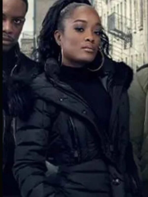 Power Book II Ghost Latoya Tonodeo Black Parka Ski Jacket
