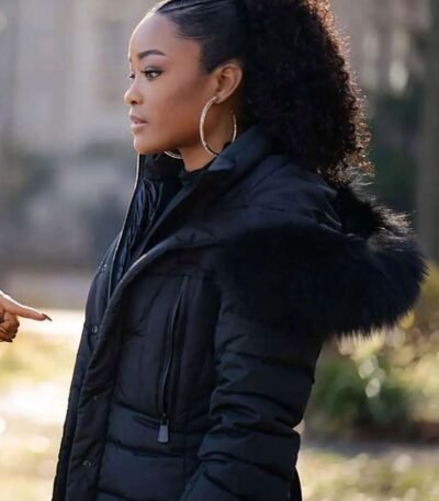 Power Book II Ghost Latoya Tonodeo Black Parka Ski Jacket