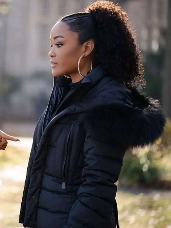 Power Book II Ghost Latoya Tonodeo Black Parka Ski Jacket