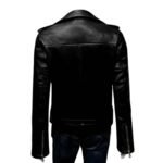 Power Book II Ghost Monet Black Leather Jacket
