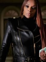 Power Book II Ghost Monet Black Leather Jacket