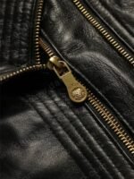 Power Book II Ghost Monet Black Leather Jacket
