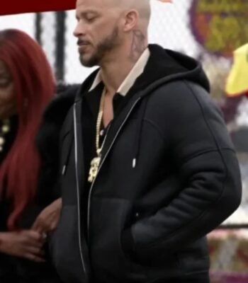 Power Book II Ghost S02 Lorenzo Tejada Hooded Leather Jacket