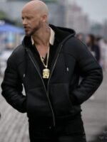 Power Book II Ghost S02 Lorenzo Tejada Hooded Leather Jacket