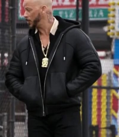 Power Book II Ghost S02 Lorenzo Tejada Hooded Leather Jacket