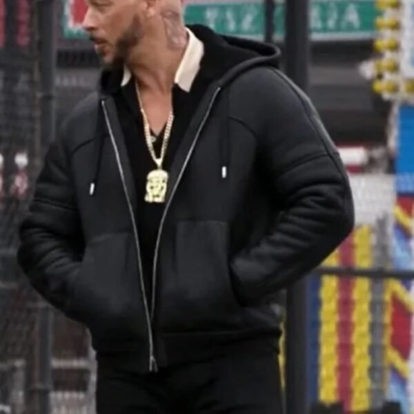 Power Book II Ghost S02 Lorenzo Tejada Hooded Leather Jacket