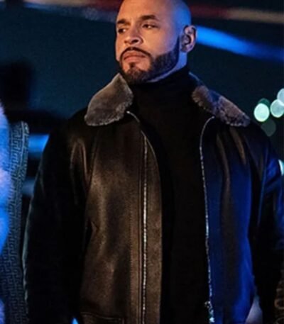 Power Book II Ghost S02 Lorenzo Tejada Leather Bomber Jacket