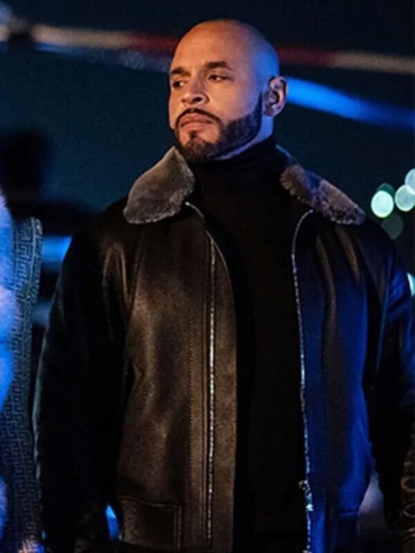 Power Book II Ghost S02 Lorenzo Tejada Leather Bomber Jacket