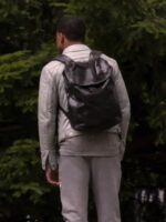 Power Book II Ghost S02 Tariq St Patrick Grey Leather Jacket