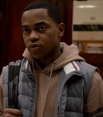 Power Book II Ghost S02 Tariq St. Patrick Grey Padded Vest