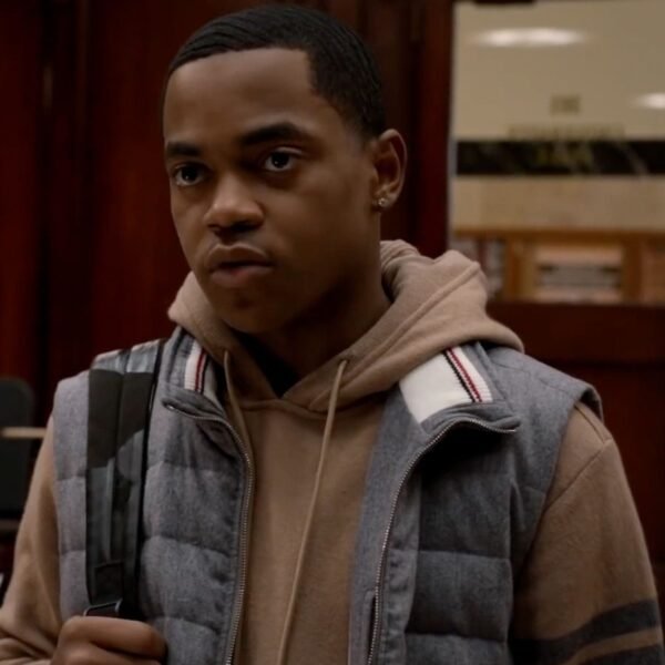 Power Book II Ghost S02 Tariq St. Patrick Grey Padded Vest