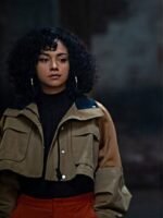 Power Book II Ghost S03 Effie Morales Brown Jacket