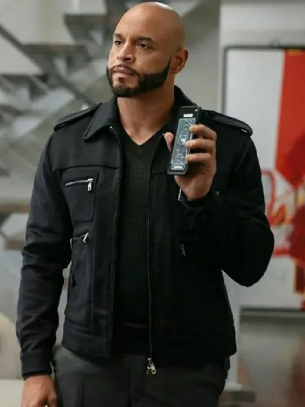 Power Book II Ghost S03 Lorenzo Tejada Black Jacket Power Book II Ghost S03 Lorenzo Tejada Black Jacket