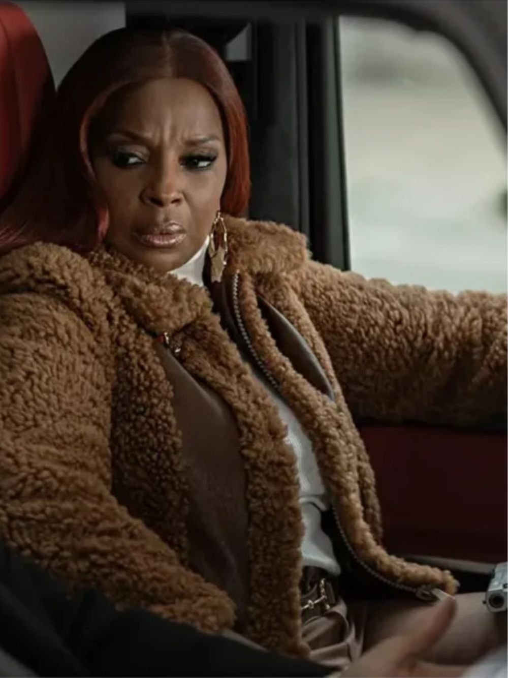 Power Book II Ghost S03 Monet Faux Fur Jacket Power Book II Ghost S03 Monet Faux Fur Jacket