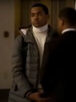 Power Book II Ghost Tariq St Patrick Grey Hooded Parachute Jacket