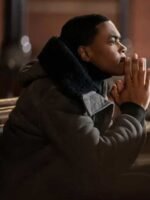 Power Book II Ghost Tariq St Patrick Leather Hooded Jacket