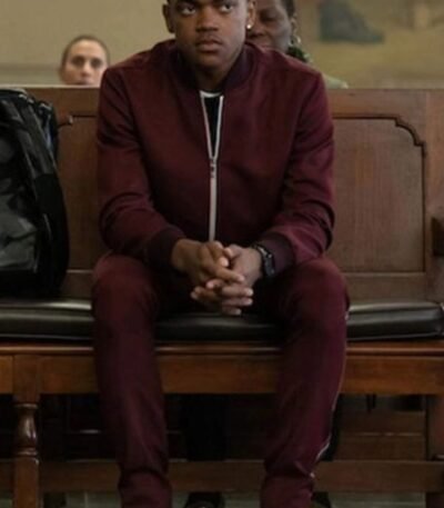Power Book II Ghost Tariq St Patrick Maroon Tracksuit